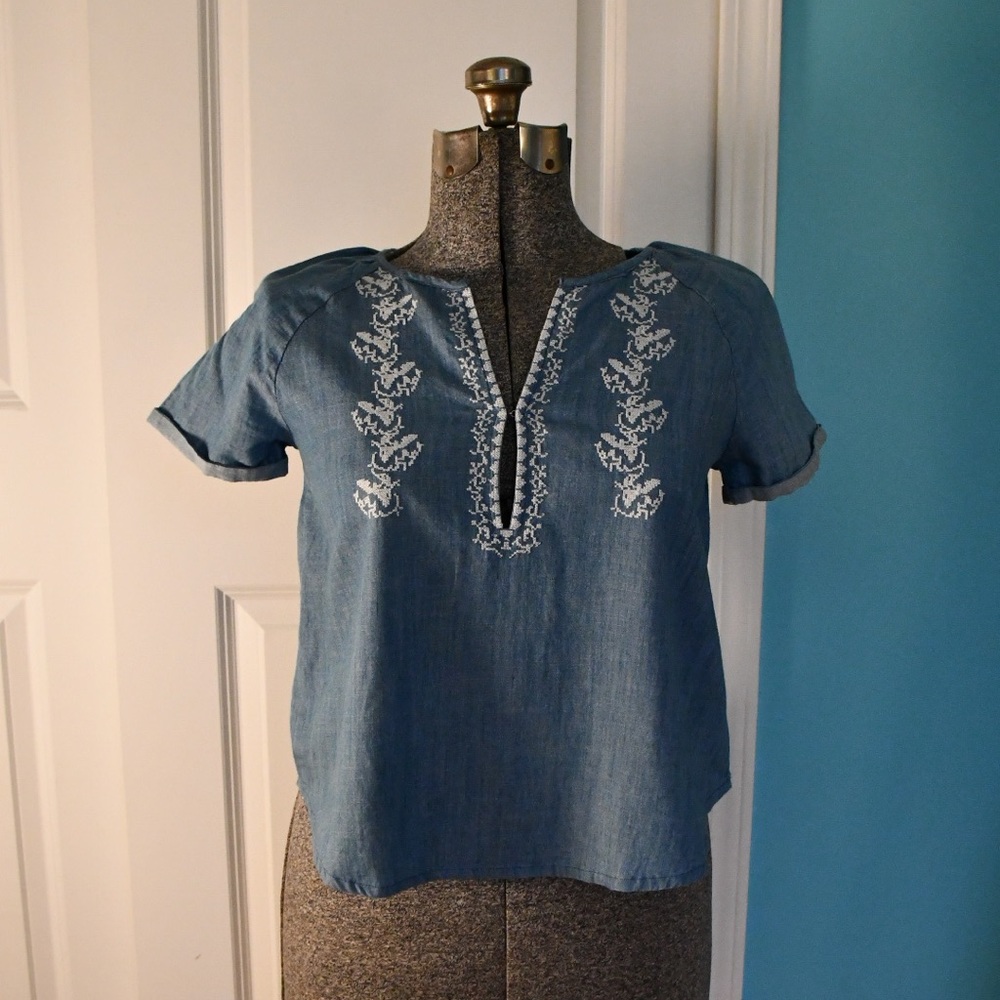 Forever 21 Denim Top